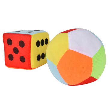 Cubo y pelota suave