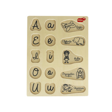 Rompecabezas de Madera Vocales