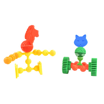 Juego De Ensamble Flexianimals Educrea