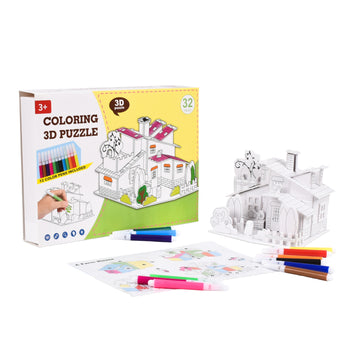 3D Rompecabezas casita