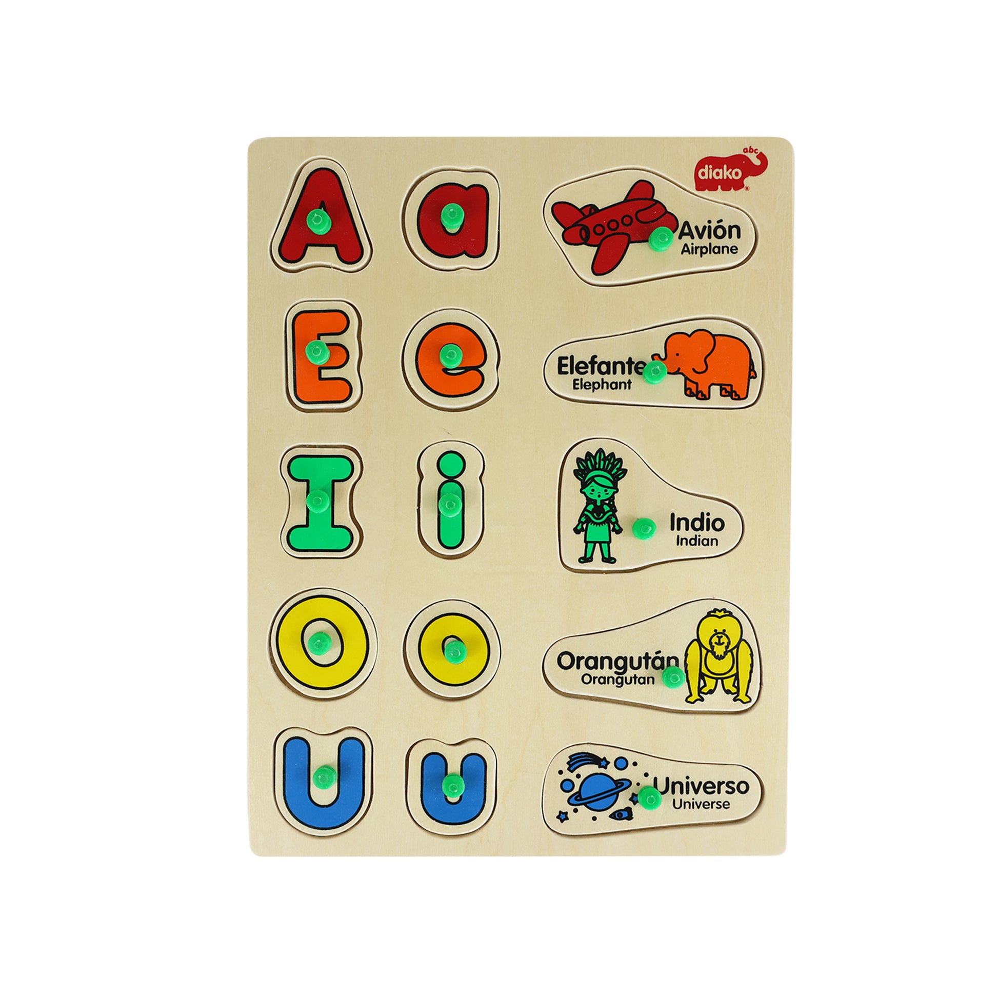 Rompecabezas de Madera Vocales - Main Image