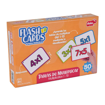 Flash Cards Tablas de Multiplicar