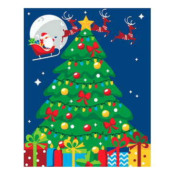 PPN ARBOL DE NAVIDAD 40X50