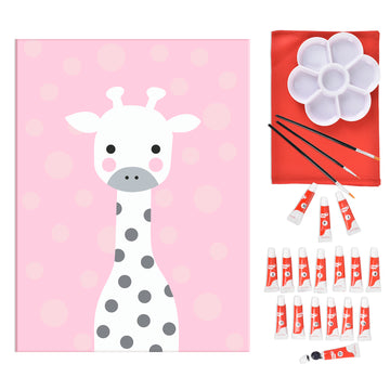 Pinta por Número - Baby Jirafa 30x40