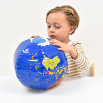 Globo inflable países y capitales