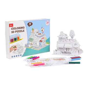 3D Rompecabezas heladería