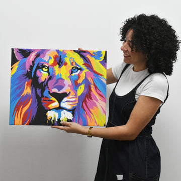 PPN León Multicolor 40x50