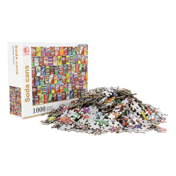 Rompecabezas latas de soda