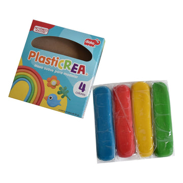 Plasticrea Set de 4 Colores