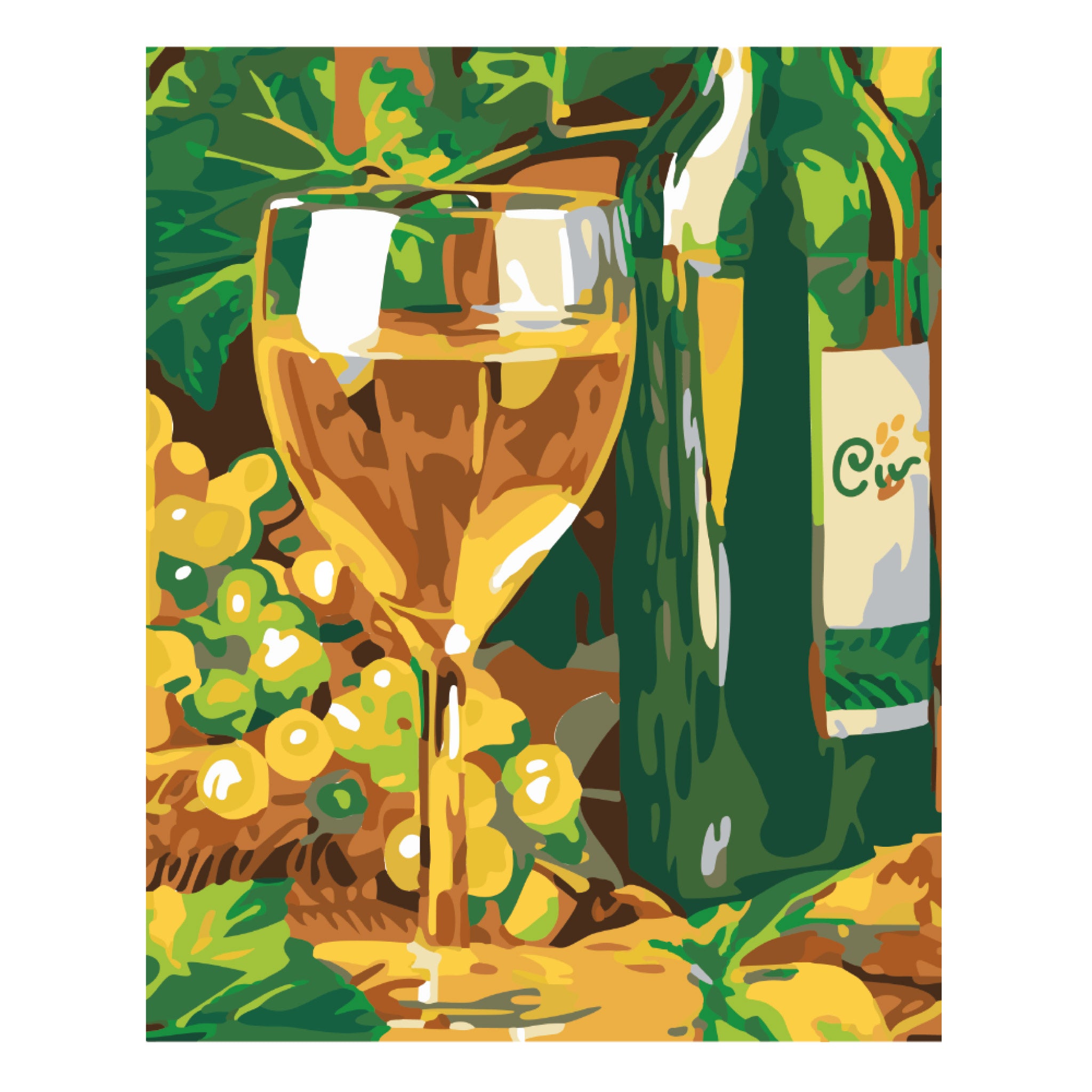 PPN Vino y uvas 30X40
