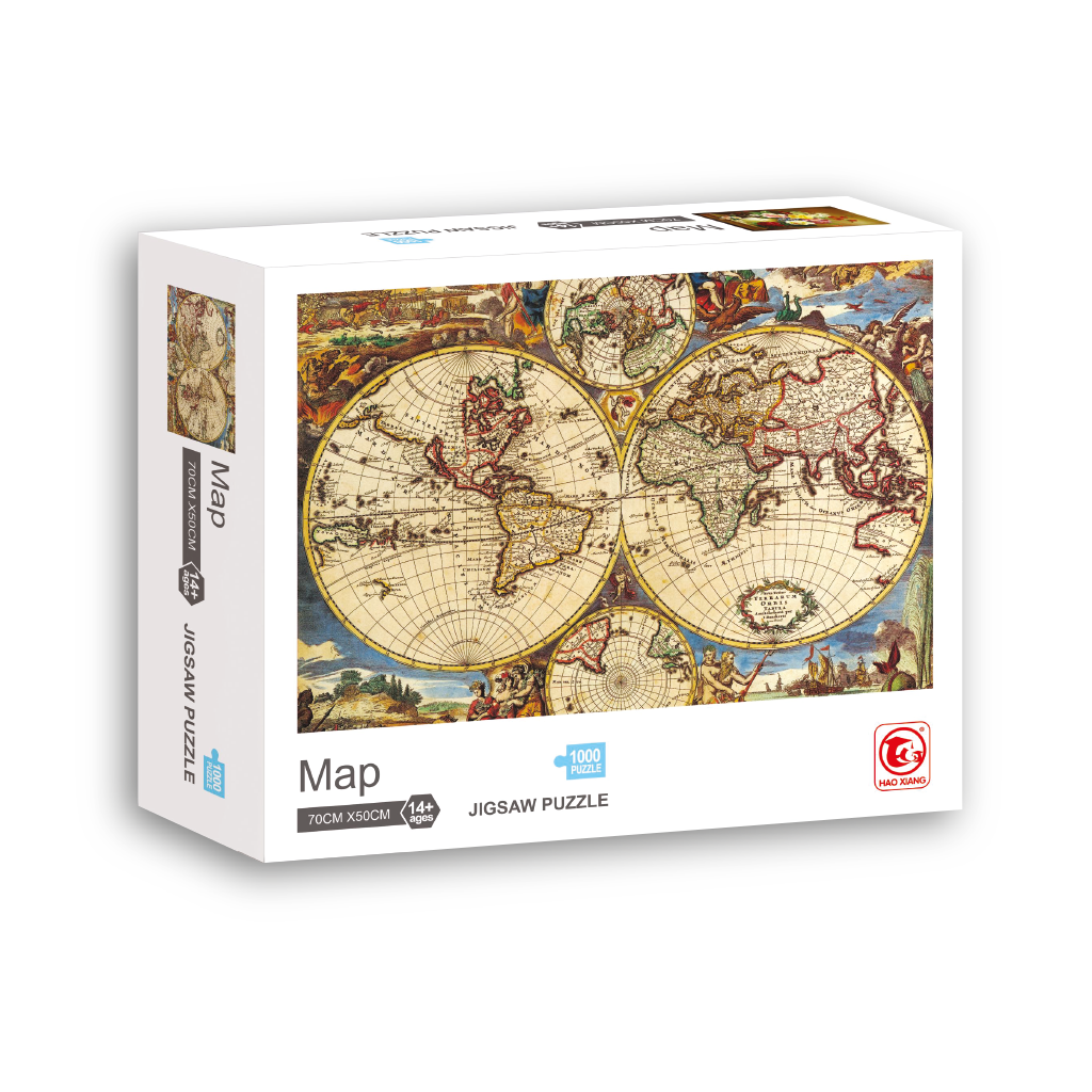 Rompecabezas Mapa Del Mundo 1000 Pzs