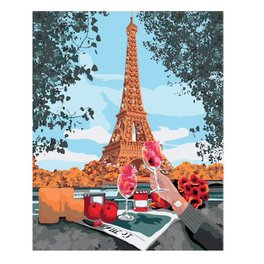 PINTA POR NUMERO SALUD PARIS 40X50