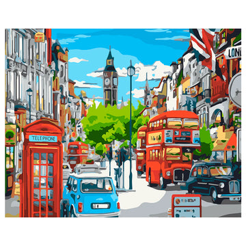 Pinta por Numero Un dia en Londres 40x50