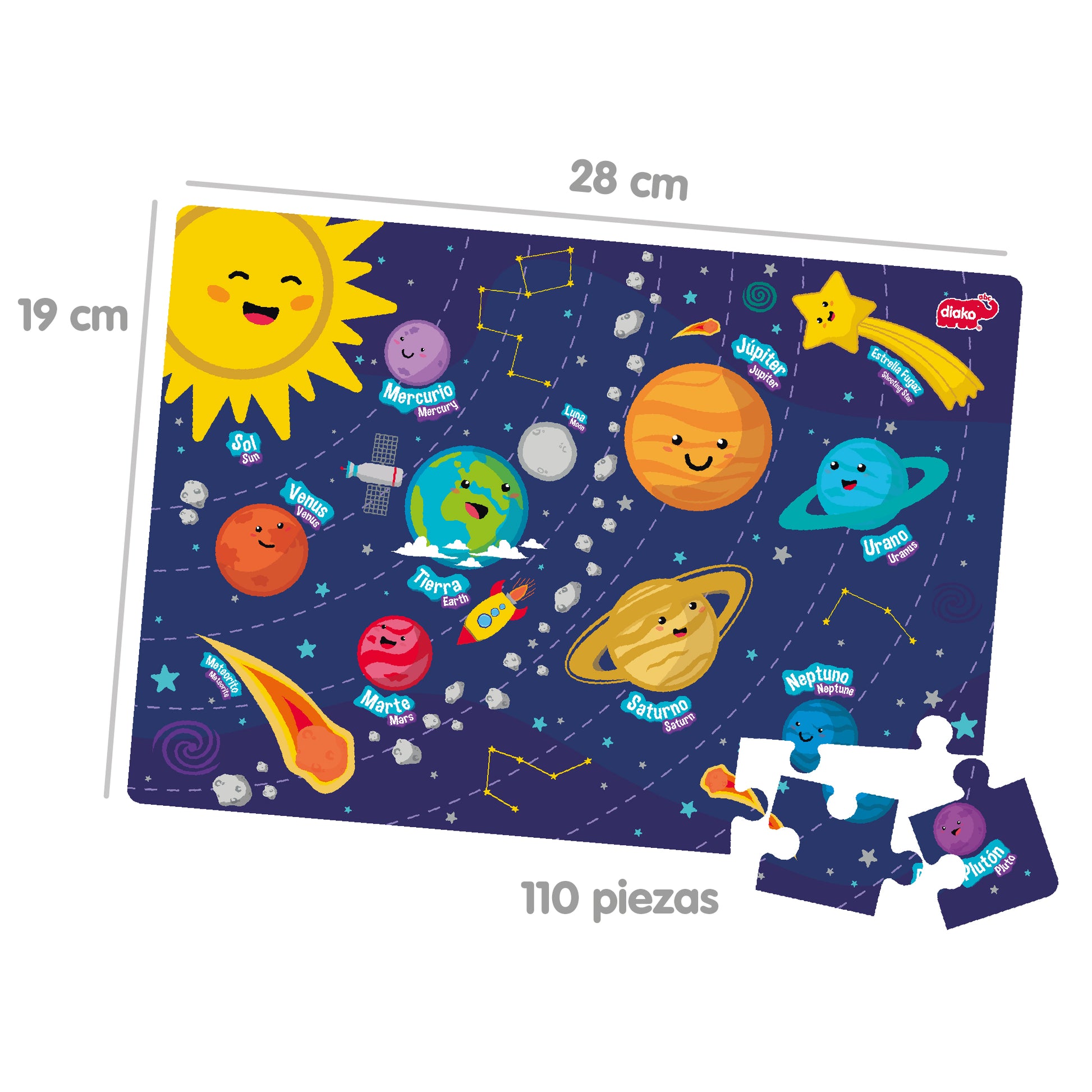 Rompecabezas Sistema Solar 110 pzs - Main Image